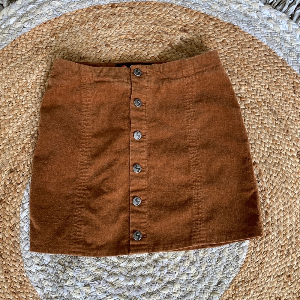 Tilly’s Brown Corduroy Skirt Girls Large